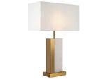 Tischleuchte Bianco Messingfarben Max. 60 Watt