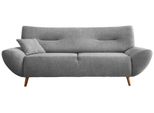3-Sitzer-Sofa Drago Silberfarben Chenille