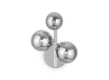 Wandleuchte Dallas Chromfarben/Grau Max.28 Watt Wandlampe