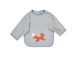 Lätzchen STERNTALER Ärmellätzchen Fuchs Filou, Baby, graublau, Baumwolle, Lätzchen, Made in Europe