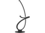 Eglo Tischleuchte "Cardoncito Tischlampe - Stahl - Led - 12W - IP20", Schwarz, 1, H: 46Cm, 1 Stk., Leuchten, Nachttischlampe, Schreibtischleuchte, Leselampe, L22 X B14 X H46 Cm, Tischleuchte
