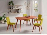 Esstisch Home Affaire, Braun (Kirsch, Kirsch, Kirsch), B:180Cm H:75Cm T:90Cm, Tische, Rechteckiger Esstisch Esstisch Holz-Esstische, Breite 140 Cm Und 180 Cm