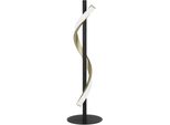 Eglo Tischleuchte "Conaprato Tischlampe - Alu, Stahl - Led - 8,8W - IP20", Schwarz, Messing, GebüRstet, 1, H: 46,5Cm, 1 Stk., Leuchten, Nachttischlampe, Schreibtischleuchte, Leselampe, L16,5 X B14 X H46,5Cm, Tischleuchte