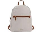 Rucksack EMILY & NOAH Rucksack E&N Jarina, Damen, Gr. B/H/T: 27cm x 31cm x 13cm, beige (beige 400), Polyester, Rucksäcke Rucksack