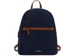 Rucksack EMILY & NOAH Rucksack E&N Jarina, Damen, Gr. B/H/T: 27cm x 31cm x 13cm, blau (blau 500), Polyester, Rucksäcke Rucksack