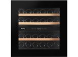 AMICA Einbauweinkühlschrank WK 341 215 S, Energieeffizienz: F (A-G), schwarz, B:59cm H:59cm T:55cm, Weinkühlschränke