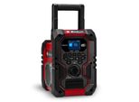Baustellenradio EINHELL TE-CR 18 Li DAB+/FM/BT - Solo, rot (rot, schwarz), B:24,5cm H:26,8cm T:17,6cm, Radios, ohne Akku