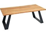 Couchtisch Paroli "Gajus", Braun (Wildeiche, Schwarz, Wildeiche), B:110Cm H:40Cm T:60Cm, Tische, Couchtisch