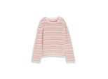 Tom Tailor Damen Loose Fit Strickpullover Mit Streifenmuster, Rosa, Gestreift, Gr. Xxl