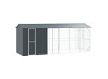 VidaXL Vogelgehege 2,1 m, 6,4 m, 2,47 m