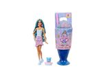 Mattel JFY61 - Barbie - Pop Reveal - Modepuppe Mit 8 ÜBerraschungen Und Formbaren Sand (56G), Cupcake Design
