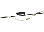 Eglo Deckenleuchte "Conaprato Deckenlampe - Alu, Stahl - Led - 20W - IP20", Schwarz, Messing, GebüRstet, 1, H: 20Cm, 1 Stk., Leuchten, Wohzimmerlampe, Esszimmerlampe, Flur, Schlafzimmer, L115 X B16 X H20Cm, Deckenleuchte