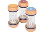 Lernspielzeug SMALL FOOT Sanduhren-Set Educate, bunt, Lernspielzeug, KinderB:6cm H:14cm, Holz, Kunststoff, B:6cm H:14cm
