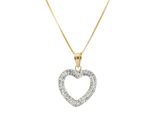 Kette Mit AnhäNger Vivance "Herz", Gelbgold 375, Halsketten, Damen, Gelbgold 375