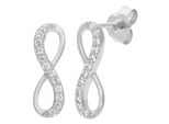 Paar Ohrstecker Vivance "Infinity", Silber (Silber 925), Ohrringe, Damen, Silber 925 (Sterlingsilber)