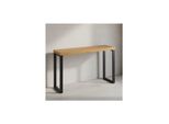 Kadima Design Konsolentisch In Modernem Design, Eiche-Optik, GroßE AblagefläChe