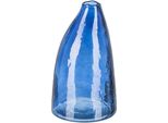 Dekovase Creativ Home "Vase", Royalblau, H:20Cm Ø:11,5Cm, Vasen, Mit Durchbrochenem Design