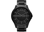Quarzuhr Armani Exchange, Schwarz, Armbanduhren, Herren, Quarzuhr, Armbanduhr, Herrenuhr, Datum, Analog, Edelstahlarmband