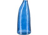 Dekovase Creativ Home "Vase", Royalblau, H:28Cm Ø:11,5Cm, Vasen, Mit Durchbrochenem Design
