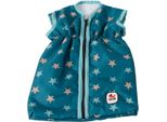 Puppen Schlafsack CHIC2000 "Brombeere", Sternchen TüRkis, Puppenausstattungen, Kinderb:27Cm H:2Cm T:45Cm, Polyester, B:27Cm H:2Cm T:45Cm