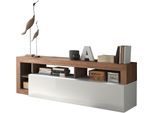 Lowboard Home Affaire "Hamburg", Weiß (Weiß, Mercure), B:184Cm H:58Cm T:35Cm, Sideboards, Lowboard, Breite 184 Cm