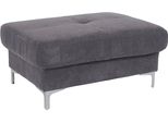 Hocker Cotta "Sammy", Grau (Stone), B:95Cm H:47Cm T:64Cm, Struktur (100% Polyester );Chenille (90% Polyester; 10% Polyamid ), Hocker, Hocker