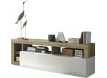Lowboard Home Affaire "Hamburg", Weiß (Weiß, Cadiz), B:184Cm H:58Cm T:35Cm, Sideboards, Lowboard, Breite 184 Cm
