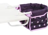 Puppen-Tischsitz CHIC2000 "Corallo", Lila (Stars Lila), Puppenausstattungen, Kinderb:42Cm H:20Cm T:42Cm, Kunststoff, Polyester, Stahl, B:42Cm H:20Cm T:42Cm