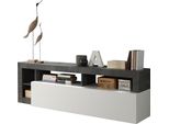 Lowboard Home Affaire "Hamburg", Weiß, Ossido, B:184Cm H:58Cm T:35Cm, Sideboards, Lowboard, Breite 184 Cm