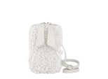 UmhäNgetasche "Flausch", Damen, Gr. B/H/T: 19Cm X 13Cm X 3Cm Onesize, Beige (Creme), Leder, Collezione Alessandro, Taschen UmhäNgetasche, Made In Italy, Echt Leder