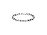 Edelstahlarmband Armani Exchange "Schmuck Geschenk Edelstahl Armschmuck", Silber (Edelstahlfarben), ArmbäNder, Damen, 23,5Cm, Edelstahl, Edelstahlarmband