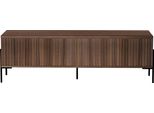 Lowboard Otto Home "Valloire", Braun, B:176Cm H:55Cm T:38Cm, Holzwerkstoff, Mdf, Sideboards, Lowboard, Kommode, Push-To-Open Funktion, Breite 176 Cm
