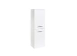 Midischrank Welltime "Florida", Weiß, B:40Cm H:130Cm T:35Cm, Holzwerkstoff, Mdf, SchräNke, Midischrank, Breite 40 Cm, Mit Softclose Und TüRdäMpfern Und Softclose-Funktion