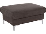 Hocker Cotta "Sammy", Braun (Espresso), B:95Cm H:47Cm T:64Cm, Struktur (100% Polyester );Chenille (90% Polyester; 10% Polyamid ), Hocker, Hocker