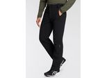 Softshellhose Cmp "Man Long Pant", Herren, Gr. 52, N-Gr, Schwarz (Nero), Softshell, Obermaterial: 96% Polyester, 4% Elasthan. Futter: 100% Polyester, Hosen Softshellhose