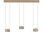 Neuhaus Pure LED Pendelleuchte "Pure Clipse", Beige (Bronzefarben), 6, Ø 15Cm H: 40Cm, 1 Stk., Leuchten, Comfort Lift, Cct, Dimmbar üBer Fernbedienung, LED Pendelleuchte