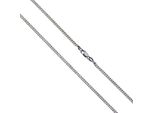 Collierkettchen Vivance "925 Silber Panzerkette Diamantiert", Weiß, Halsketten, Damen, 50Cm, Silber 925 (Sterlingsilber), L: 50 B: 3Mm, GläNzend, B:3Mm