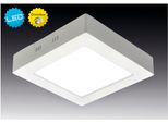 NÄVe Led Panel "Dimplex", Weiß, 1, H: 3,5Cm, 1 Stk., Leuchten, Aufbaupanel Eckig Weiß, Dimmbar, Phasenan- Und Abschnitt, 17,2X17,2Cm
