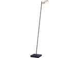 Neuhaus Pure LED Stehlampe "Pure Mira", Schwarz (Schwarz Pearl), 1, H: 129Cm, 1 Stk., Leuchten, Dimmbar, Cct, FußSchalter, Fernbedienung, Drehbar, LED Stehlampe