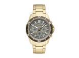 Chronograph Armani Exchange, Goldfarben, Anthrazit, Armbanduhren, Herren, Chronograph, Quarzuhr, Armbanduhr, Herrenuhr, Edelstahlarmband, Analog, Tag