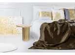 Beistelltisch Kayoom "Art Deco 2325, Beistelltisch Aus Eisen, Dekoratives Design", Rosa (Rosa, Gold), Tische, B/H/T: 51Cm X 50Cm X 51Cm, 100% Eisen, Beistelltisch, Handarbeit, Lackierter Tisch Mit Metalleffekten, Dekorativ, B:51Cm H:50Cm T:51Cm