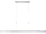 Neuhaus Pure LED Pendelleuchte "Pure Moto", Silber (Diamond), 3, H: 110Cm, 1 Stk., Leuchten, E-Slide Funktion, Cct, Dimmbar, Fernbedienung, LED Pendelleuchte