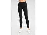 Leggings Flashlights, Damen, Gr. 38, N-Gr, Schwarz, Obermaterial: 95% Baumwolle, 5% Elasthan, Basic, Eng Lang, Hosen Leggings, Figurbetont