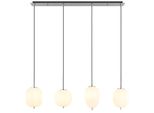 Globo Lighting HäNgeleuchte "Blacky I", Nickel Matt, H: 120Cm, 1 Stk., Leuchten, HäNgelampe/Pendelleuchte/HöHe KüRzbar, HäNgeleuchte