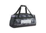 Sporttasche PUMA Challenger 58L Mittelgroße Sporttasche mit Allover-Print, Gr. B/H/T: 62cm x 31cm x 29cm onesize, schwarz camo aop, Taschen Sporttasche