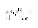 Besteck-Set VILLEROY & BOCH Tafelbesteck Ella 12er Set silber-gold, bunt (silber, gold), Essbesteck-Sets, Besteck-Set