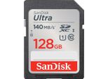 SANDISK Speicherkarte Ultra SDXC, schwarz, 128 GB, Speicherkarten, Speicherkarte