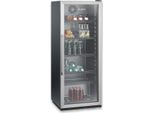 SEVERIN Flaschenkühlschrank () FKS 8841 aus Edelstahl, schwarz Kühlschrank Flaschenkühlschrank Getränkekühlschrank