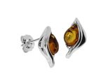 Paar Ohrstecker Ostsee-Schmuck "Ostsee-Schmuck Ohrstecker Ines Ohrstecker Ines", Weiß, Ohrringe, Damen, 13 X 7Mm, Silber 925 (Sterlingsilber)