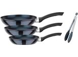 Pfannen-Set Gsw "Temptura Plus", Schwarz, Ø:28Cm, Pfannen, Induktion